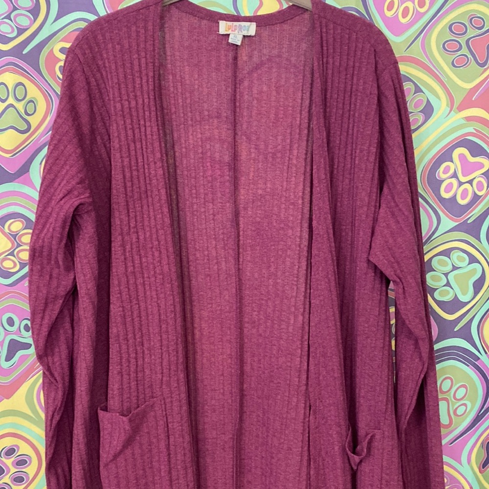 LuLaRoe “Sarah” long cardigan XL